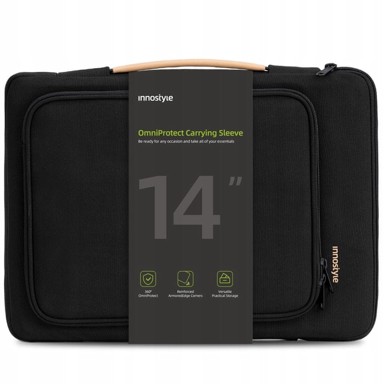 INNOSTYLE OmniProtect vodootporna torba za prijenosno računalo od 13–14", crna